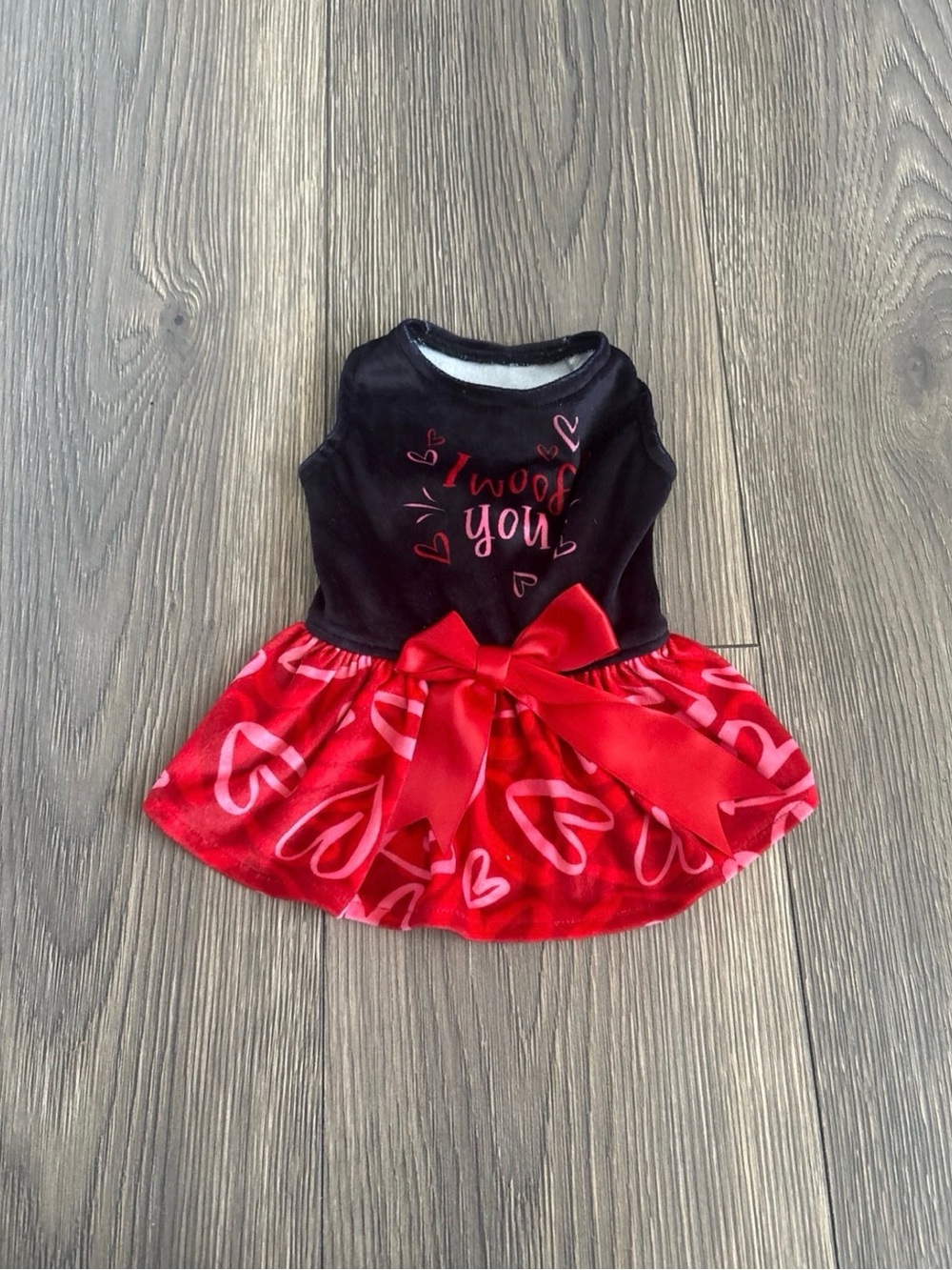 Dog I Woof You Valentines Day Dress